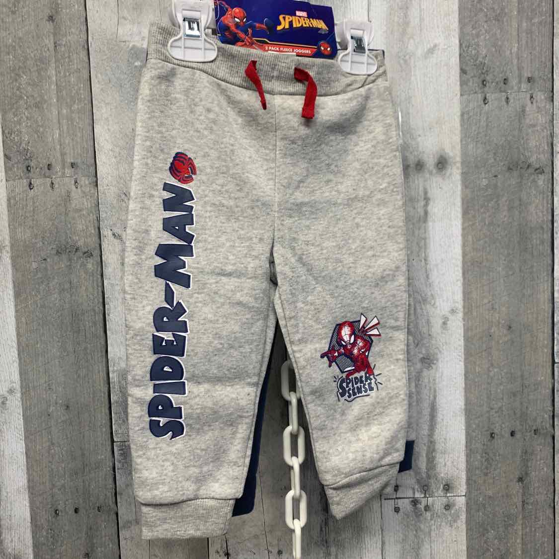 Size 12 Months Gray/Navy Marvel Athletic Pants
