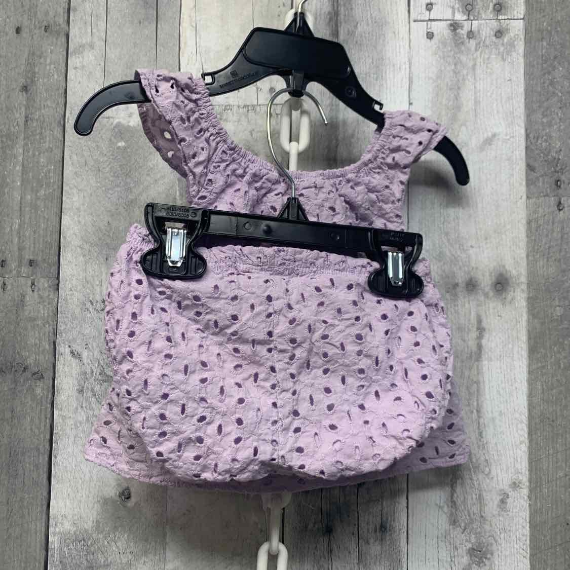 Size 12 Months Lavender 7 for all Mankind Shirt/Shorts