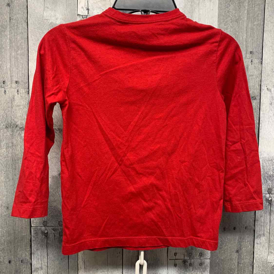 Size 4/5 Red Graphic Holiday Brands Long Sleeve Shirt