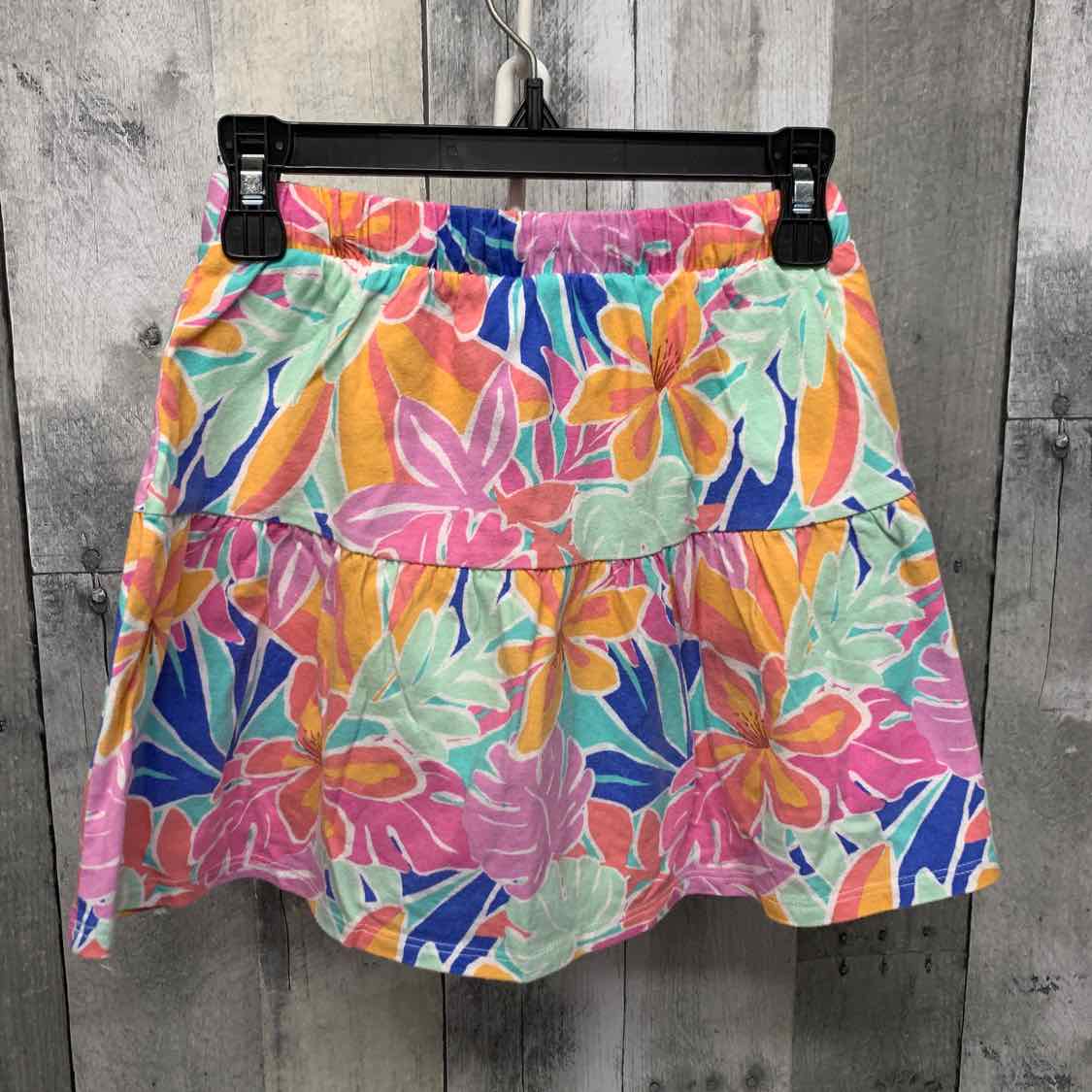Size 8 Pink/Blue Jumping Beans Skirt