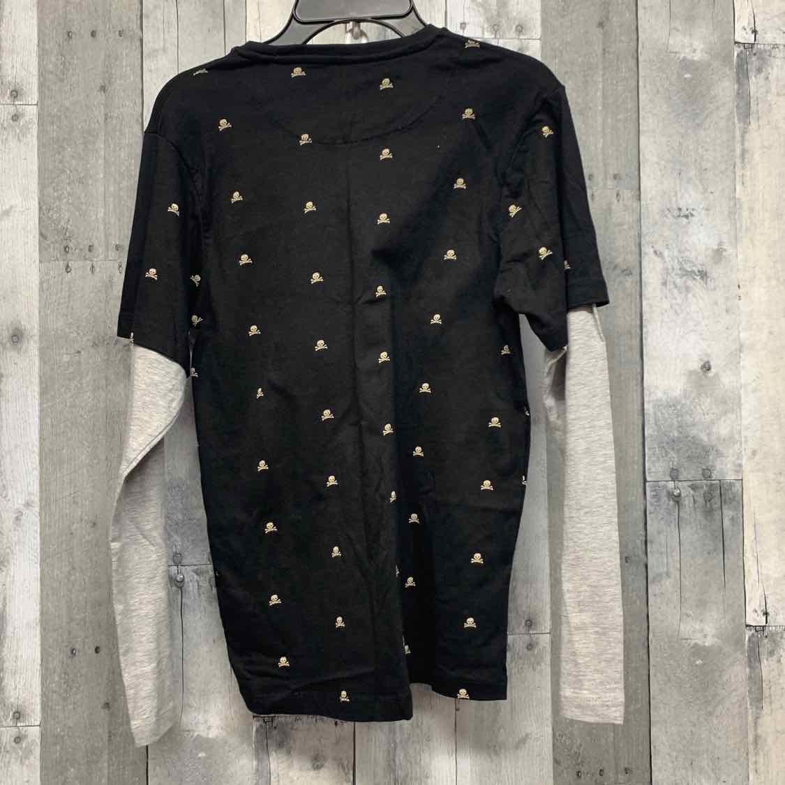 Size 9/10 Black/Gray B Brand Long Sleeve Shirt