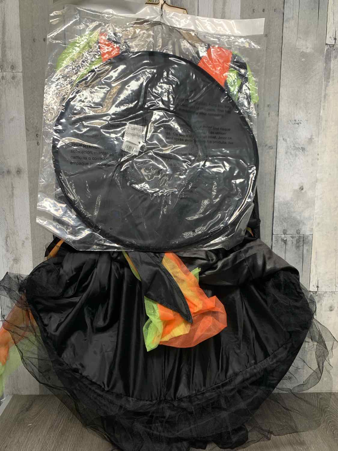 Spirit Black/Orange Size Medium Halloween Costume - Big Kid
