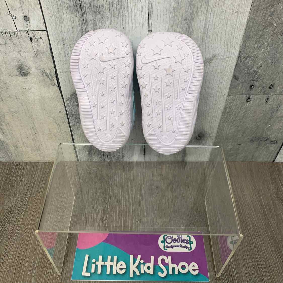 Size 2 Blue/White Sport Brand Sneakers