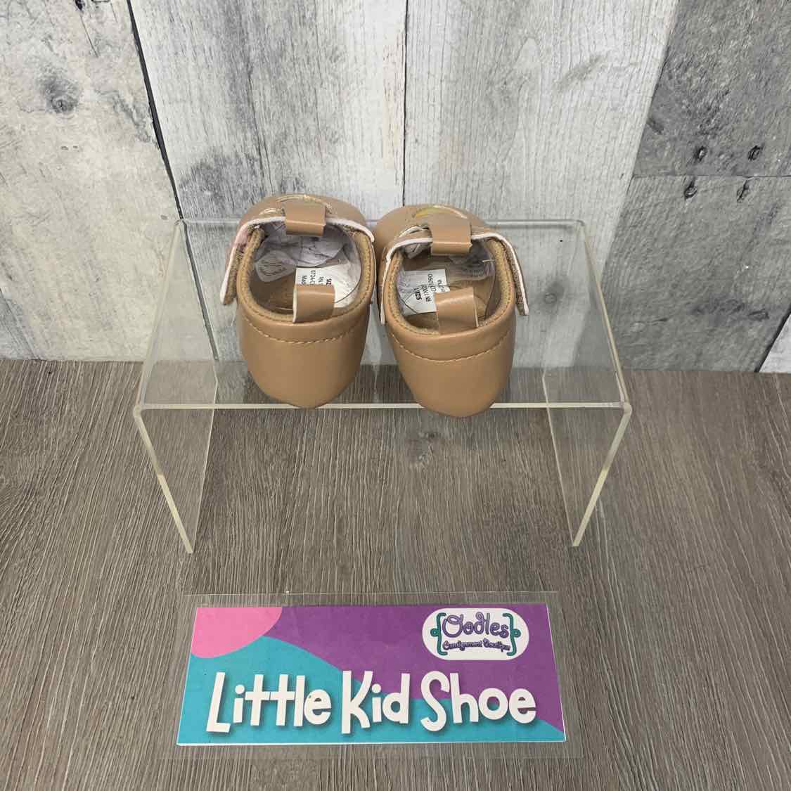 Size 1 Brown Little Me Soft Sole Shoes