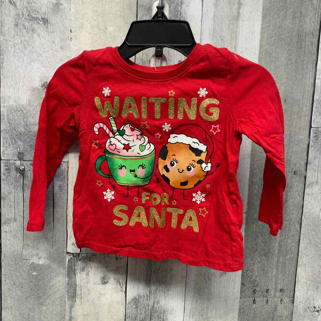 Size 12-18 Months Red Graphic Children's Place Long Sleeve Shirt