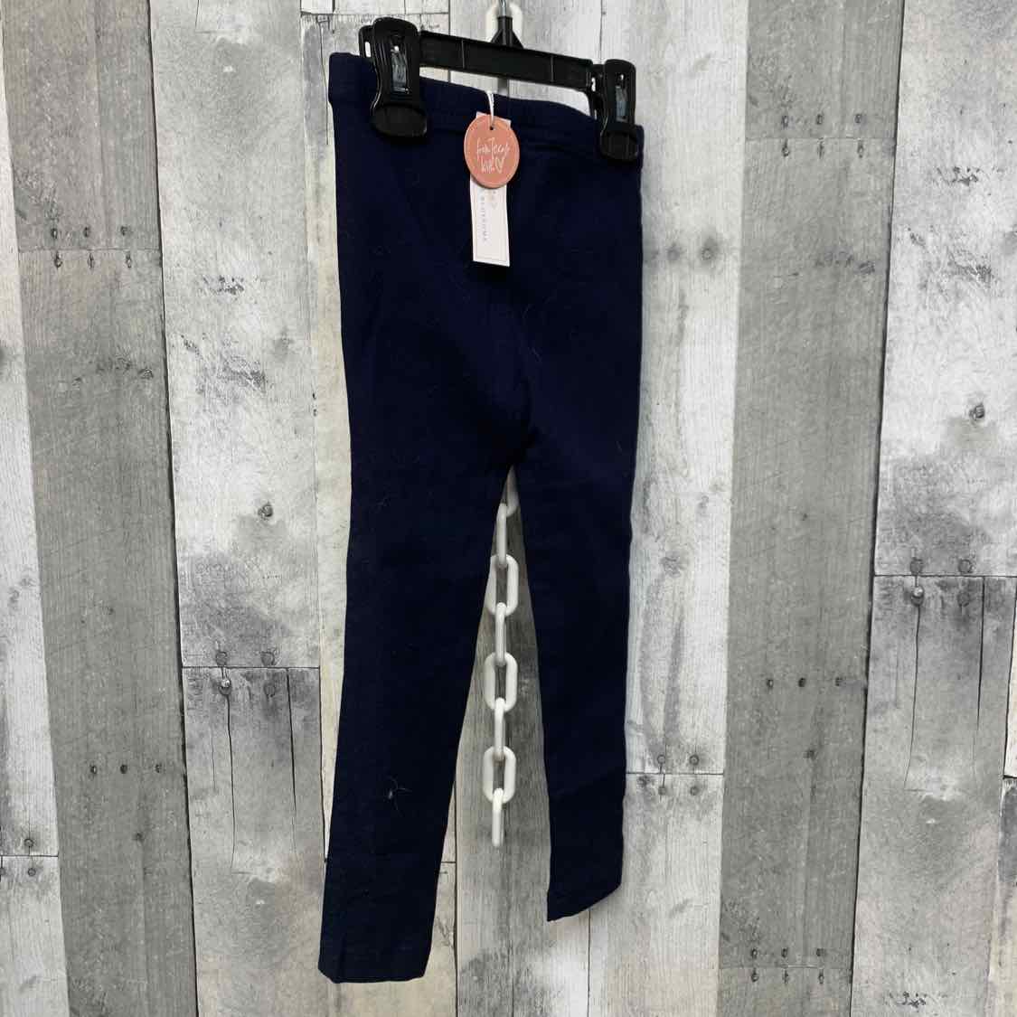 Size 4 Navy Bailey's Blossoms Leggings