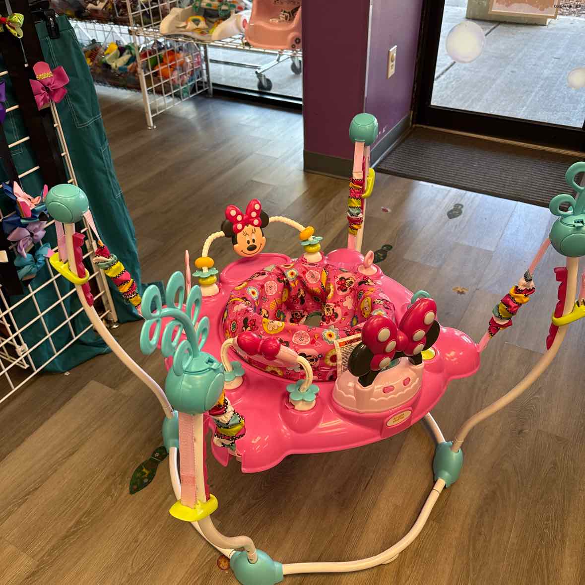 Bright Starts Pink Minnie Mouse Jumperoo