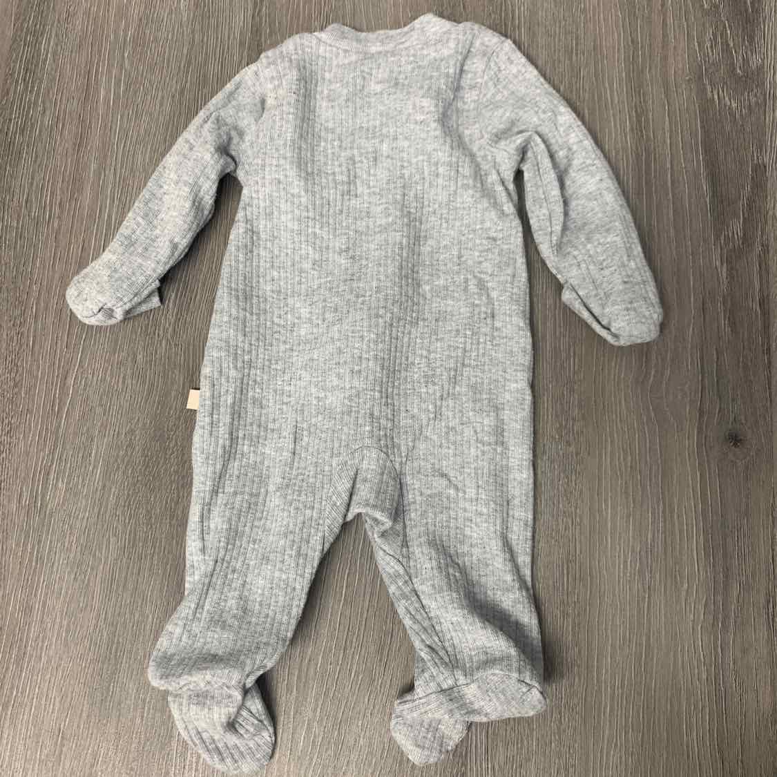 Size Preemie Gray Carter's Footy PJs