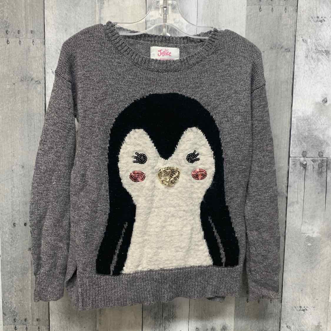 Size 8 Gray Justice Sweater