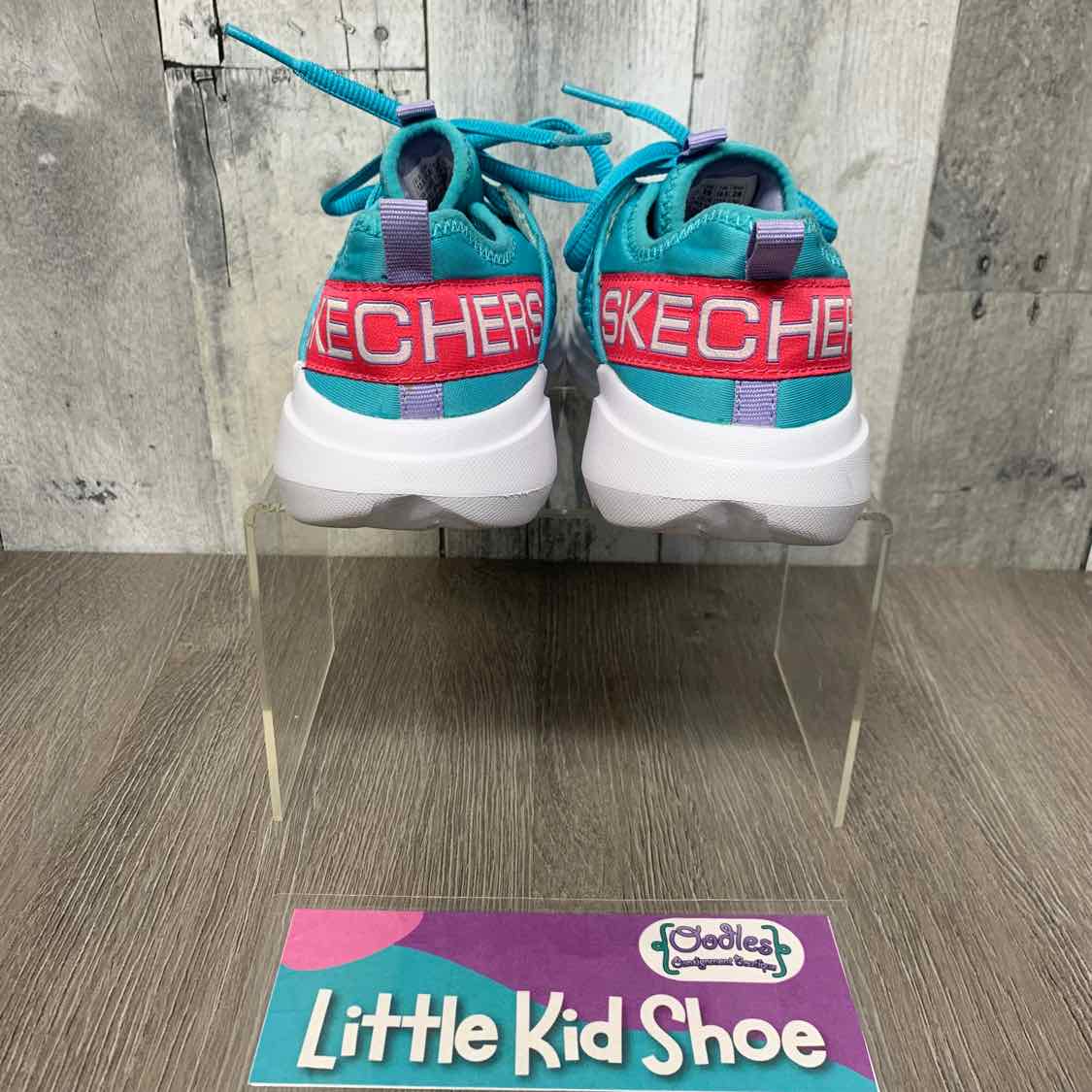 Size 12.5 Blue/Pink Skechers Sneakers