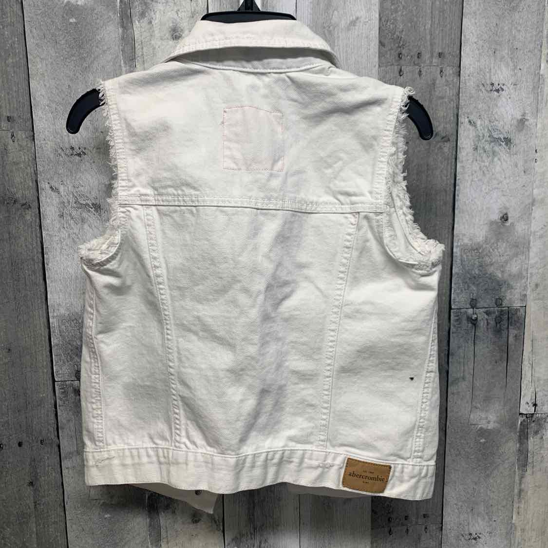 Size 11/12 White Abercrombie Vest - Outer