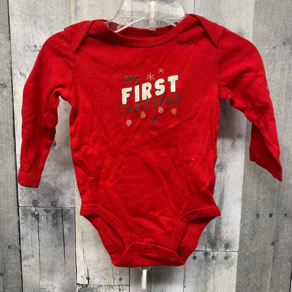 Size 12 Months Red Graphic Carter's Bodysuit