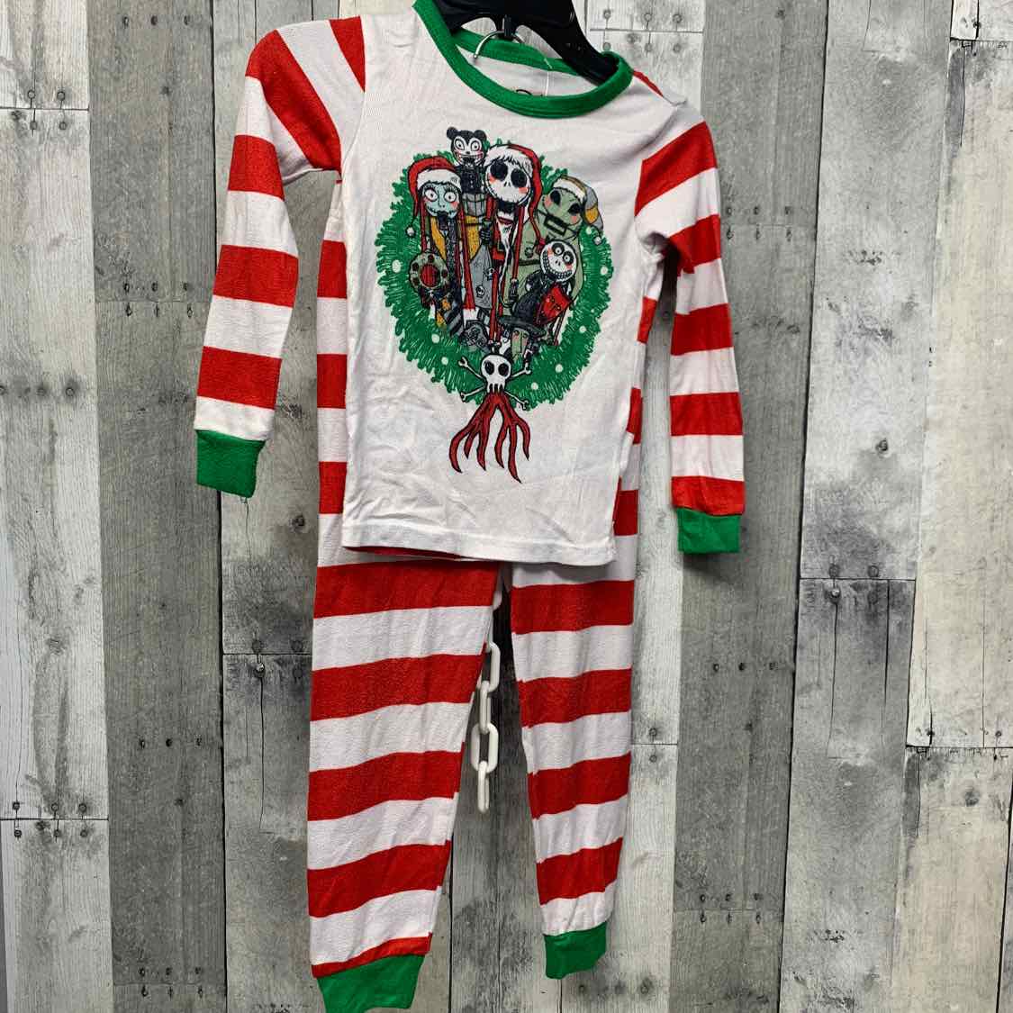 Size 6 White/Red Disney 2pc PJs