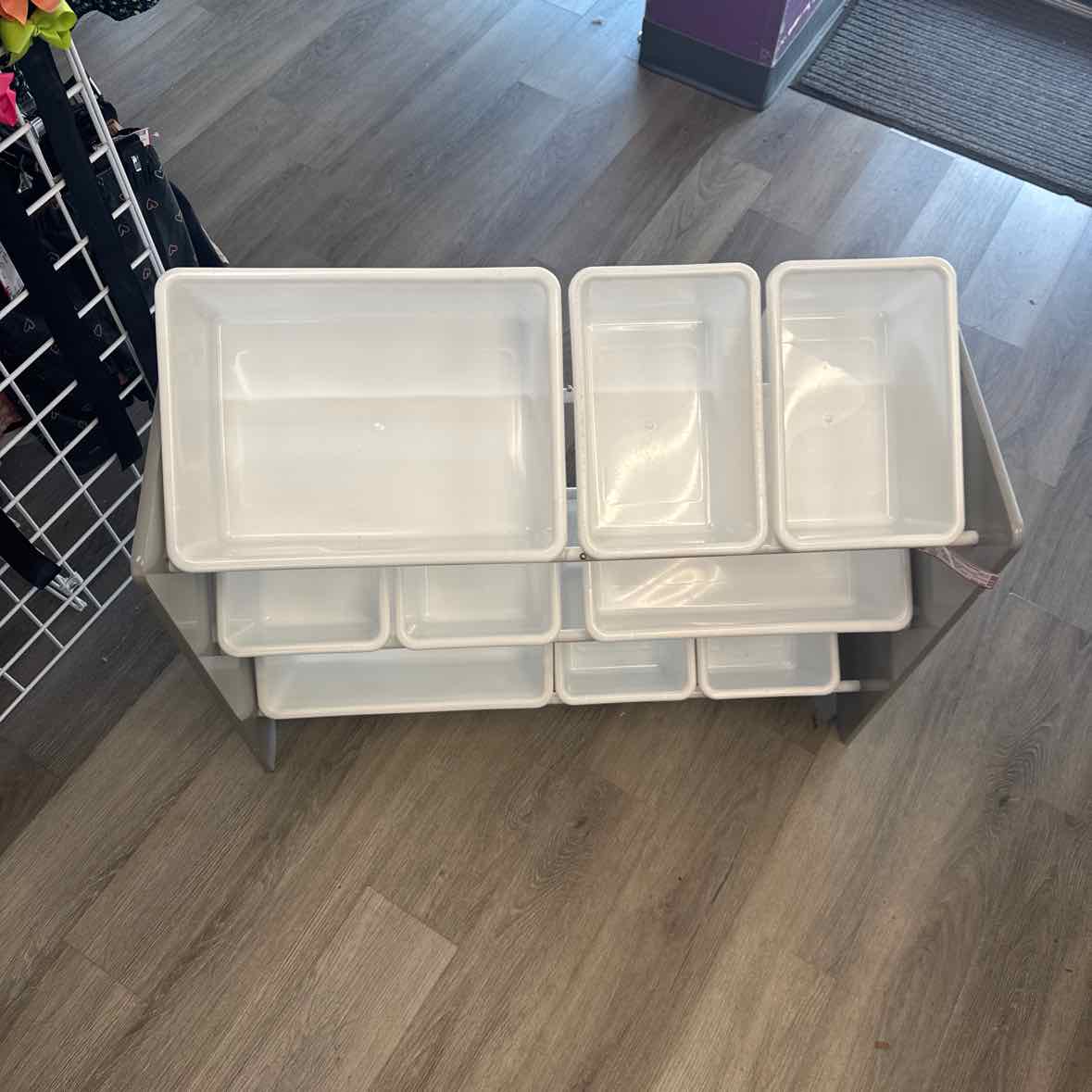 Gray/White Toy Storage