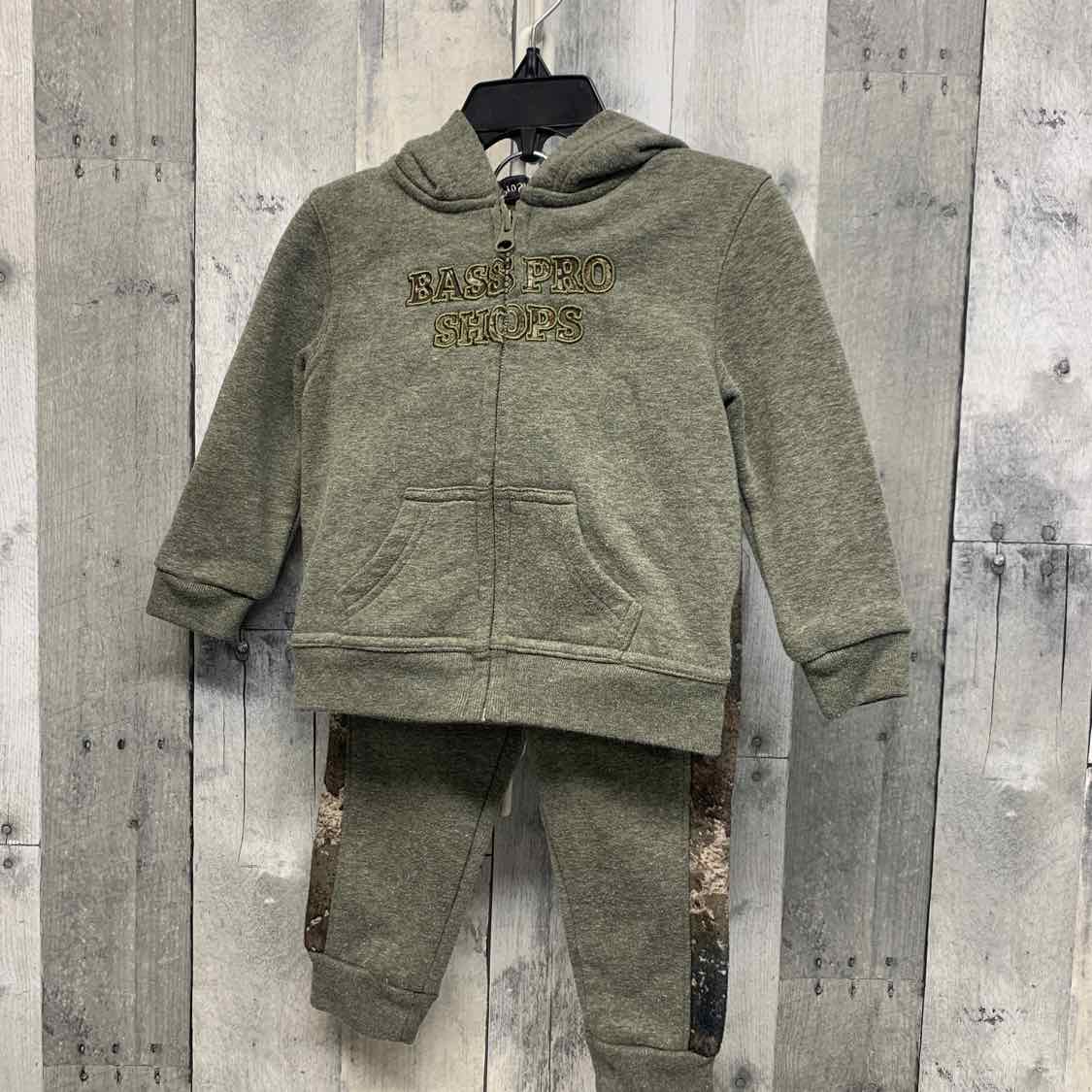 Size 24 Months Green Bass Pro Shop Sweats - 2pc