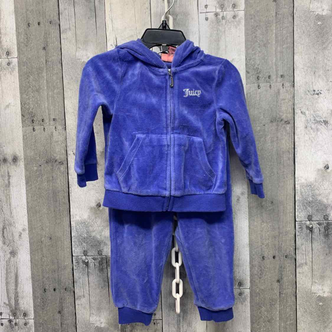 Size 18 Months Blue Juicy Coture Jacket/Pants