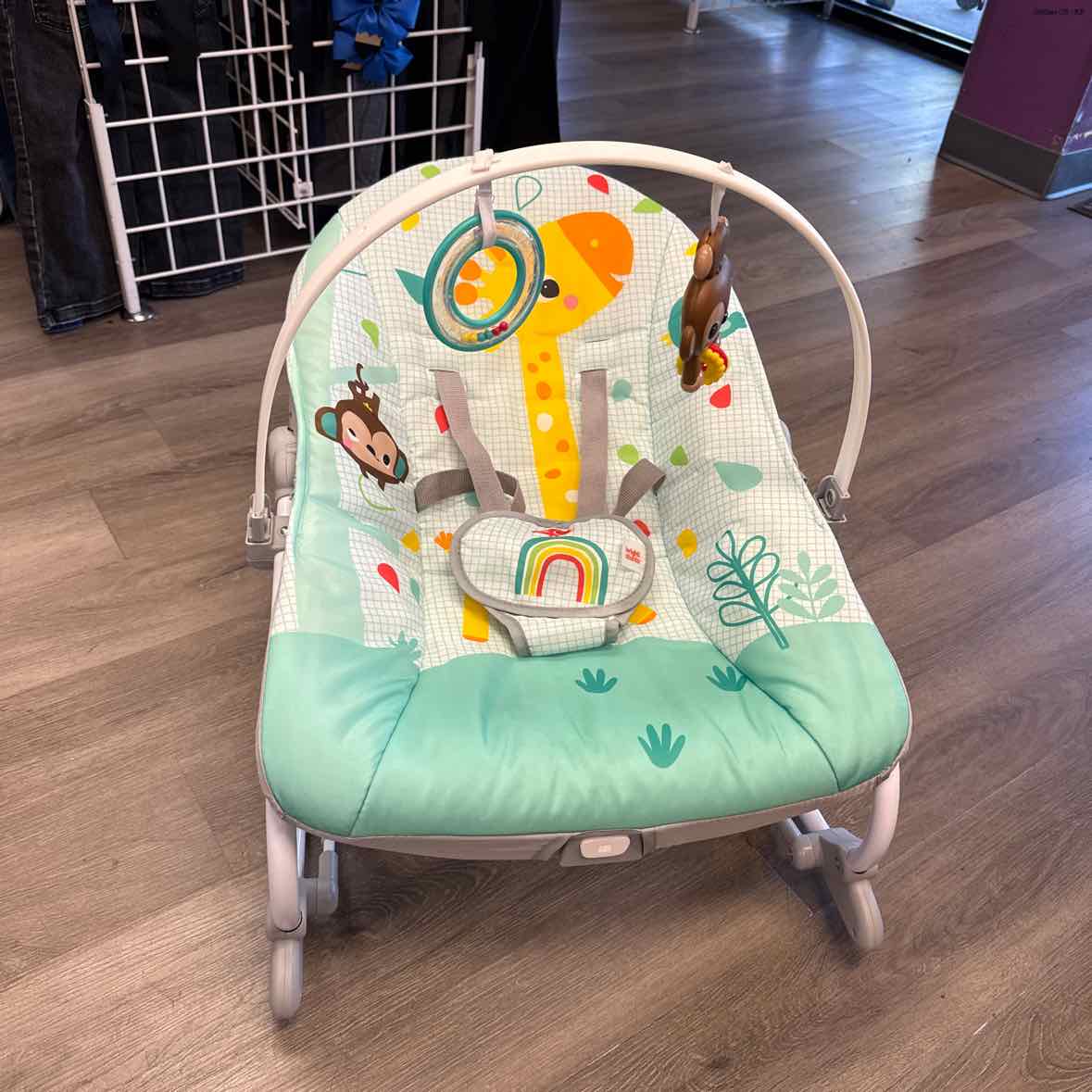 Bright Starts Yellow/Teal Rocker