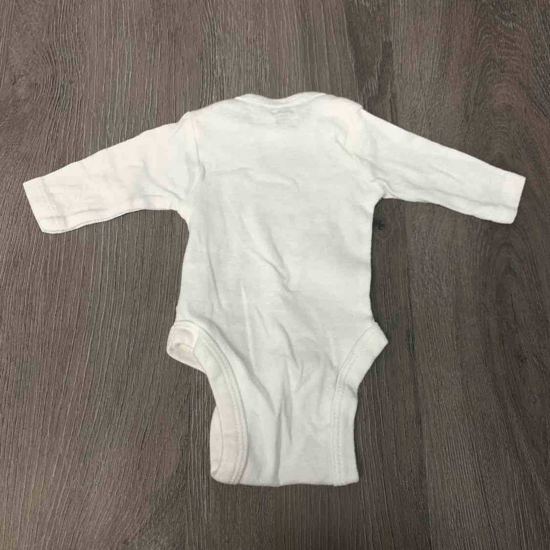 Size Preemie White Gerber Bodysuit - OodlesCB