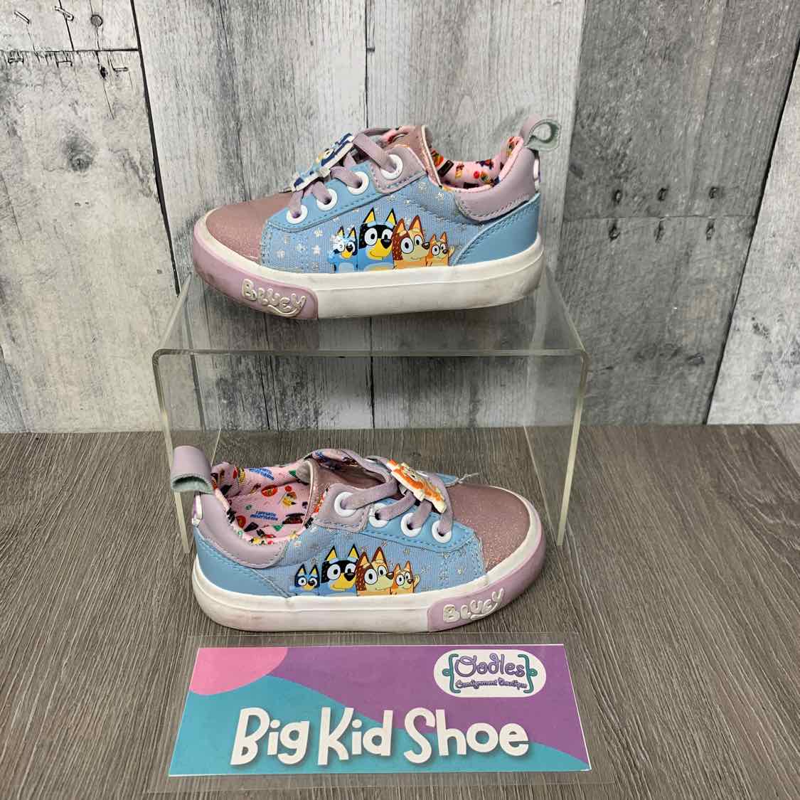 Size 7 Blue/Pink Disney Sneakers