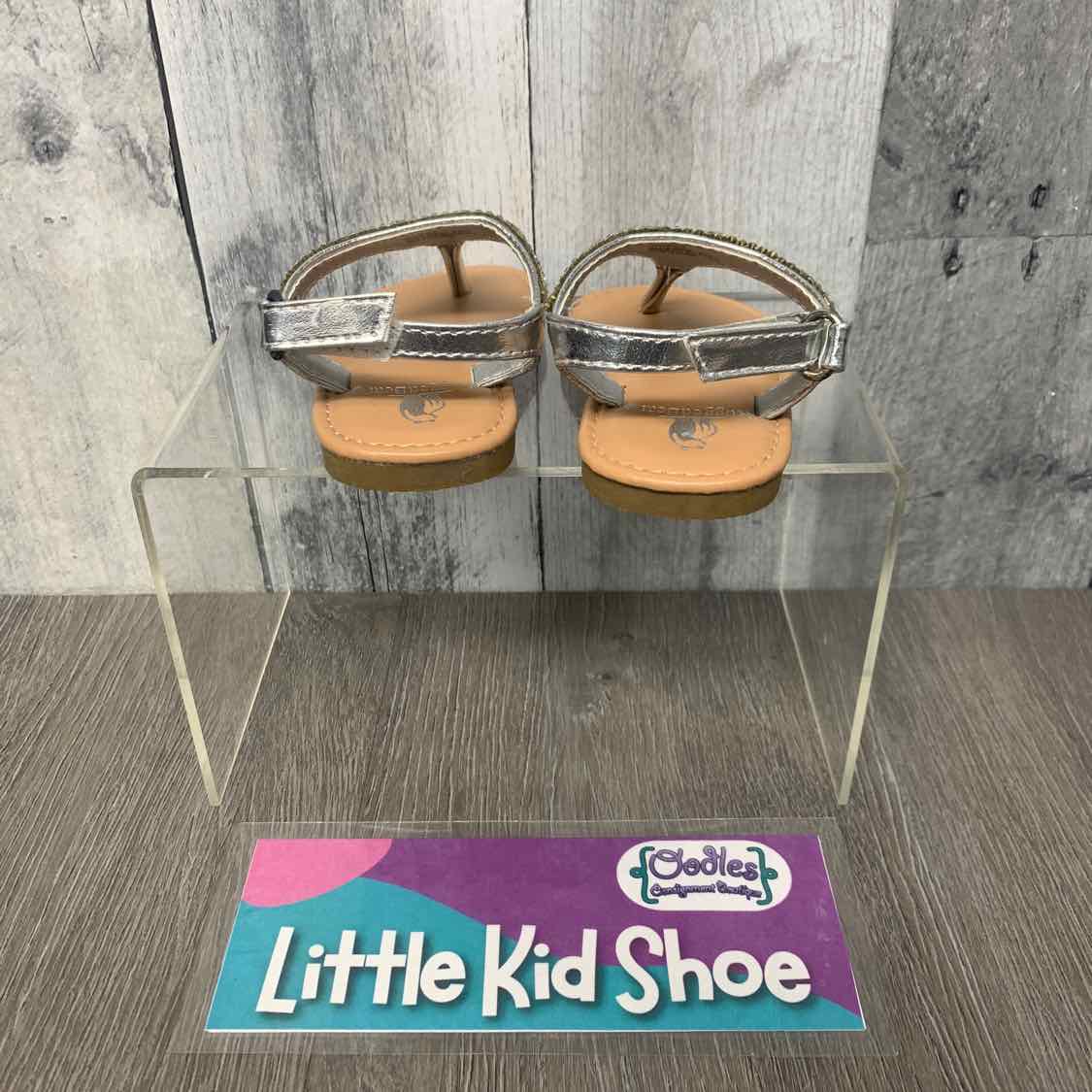 Size 3 Silver Rugged Bear Sandals