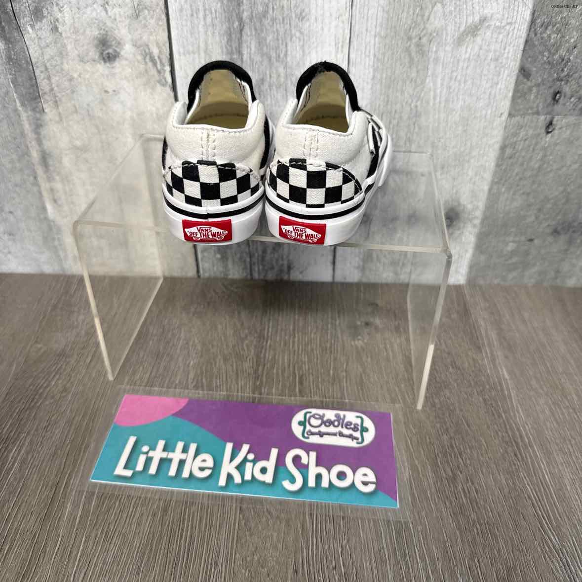 Size 2.5 Black/White Vans Sneakers