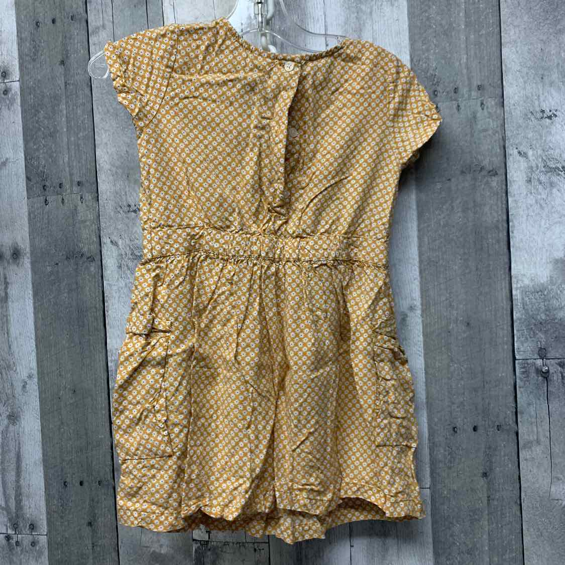 Size 4T Yellow Print Carter's Romper