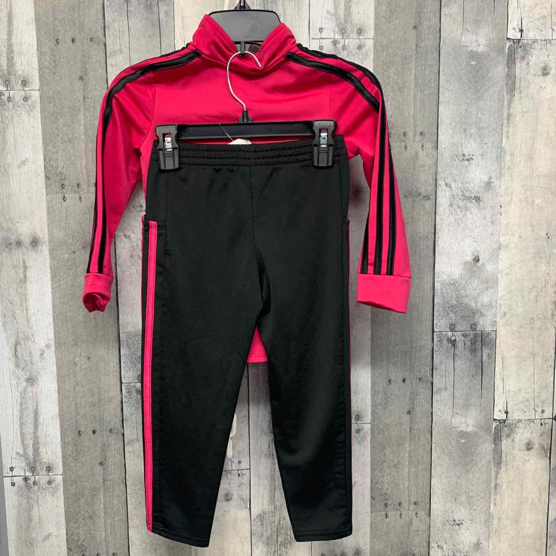 Size 4T Black/Pink Sport Brand Jacket/Pants