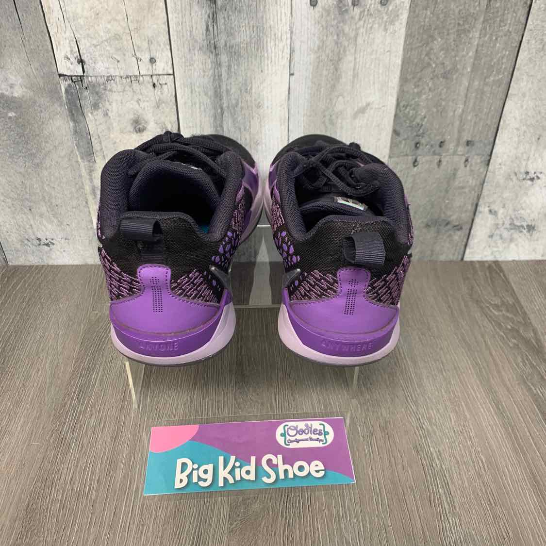 Size 5.5 Purple/Black Sport Brand Sneakers