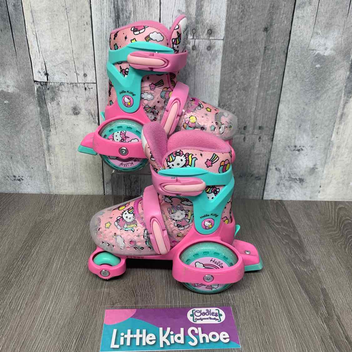 Size 11/2 Pink/Teal Hello Kitty Skates