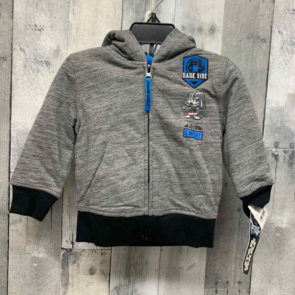 Size 12 Months Gray/Blue Star Wars Heavy Jacket