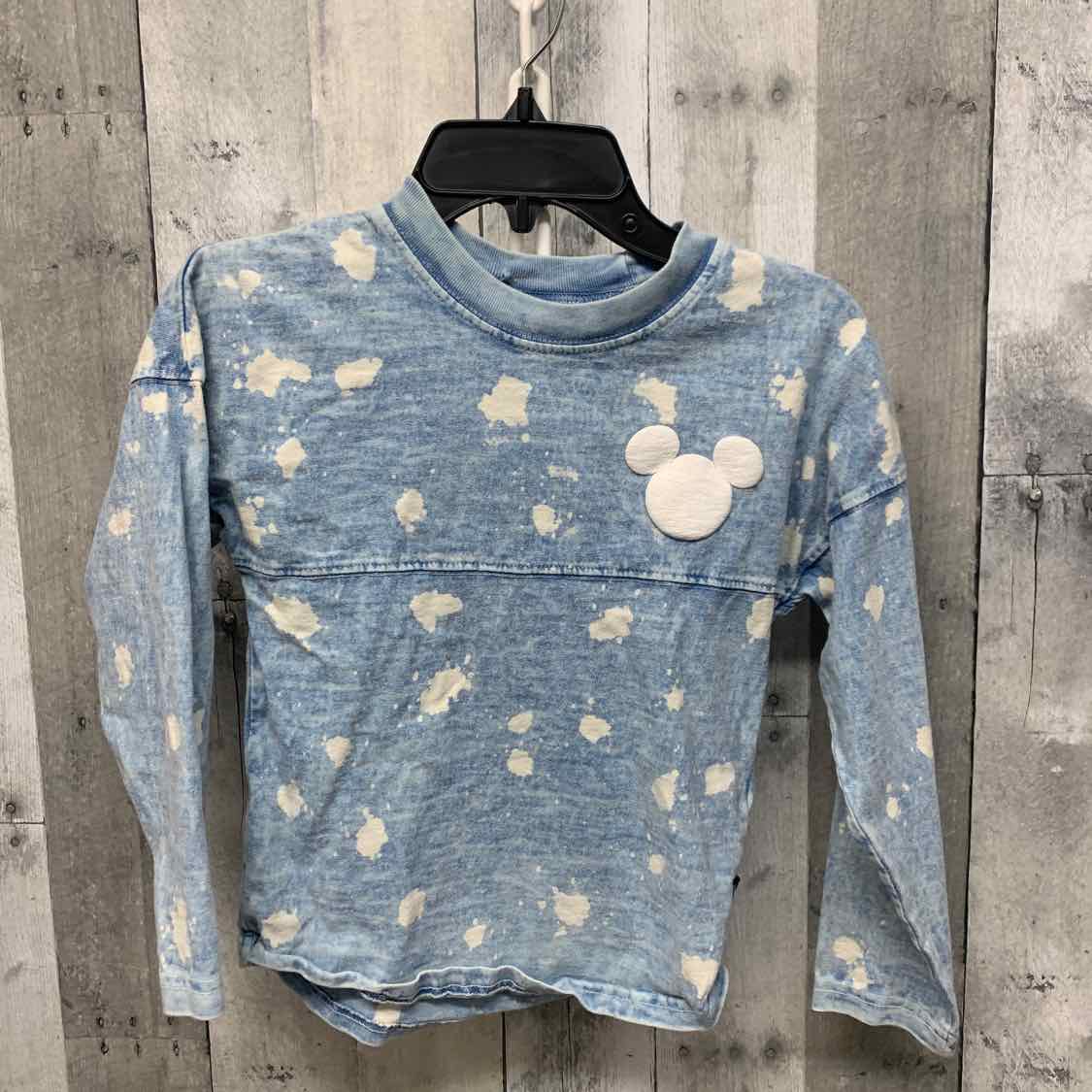 Size 4 Blue/White Disney Parks Long Sleeve Shirt
