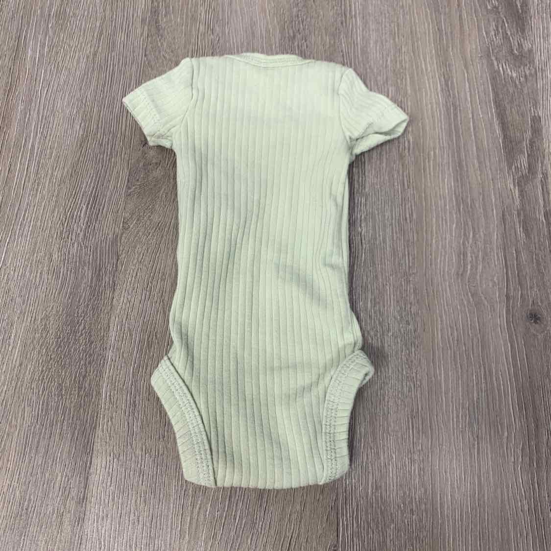 Size Preemie Green Child of Mine Bodysuit