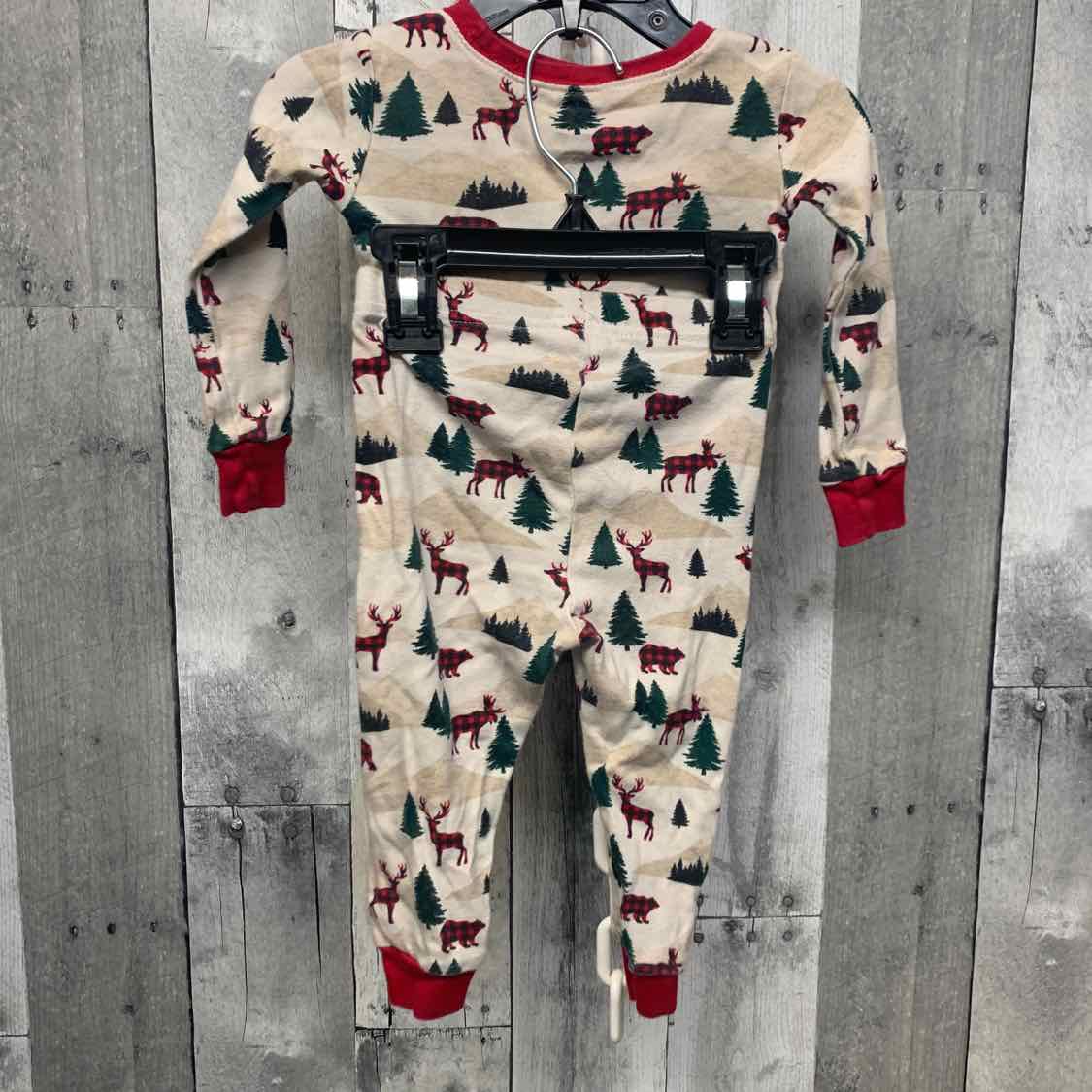 Size 6-9 Months Tan/Green Children's Place 2pc PJs