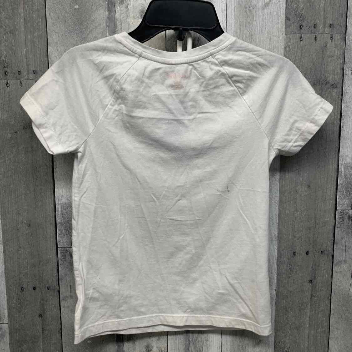 Size 7/8 White Cat & Jack T Shirt