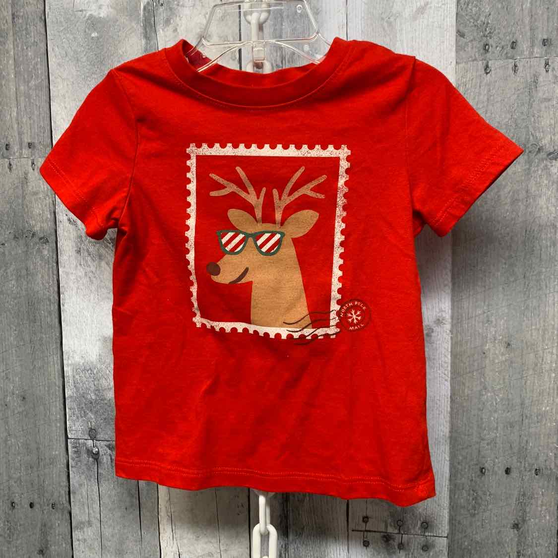 Size 2T Red/Brown Cat & Jack T Shirt