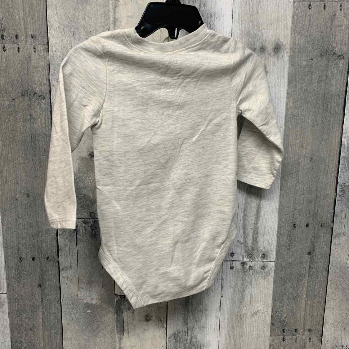 Size 12 Months Gray Graphic Carter's Bodysuit