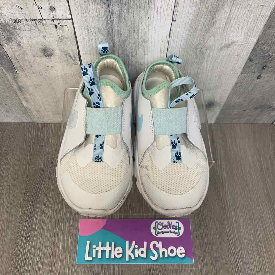 Size 9 White/Blue Sport Brand Sneakers