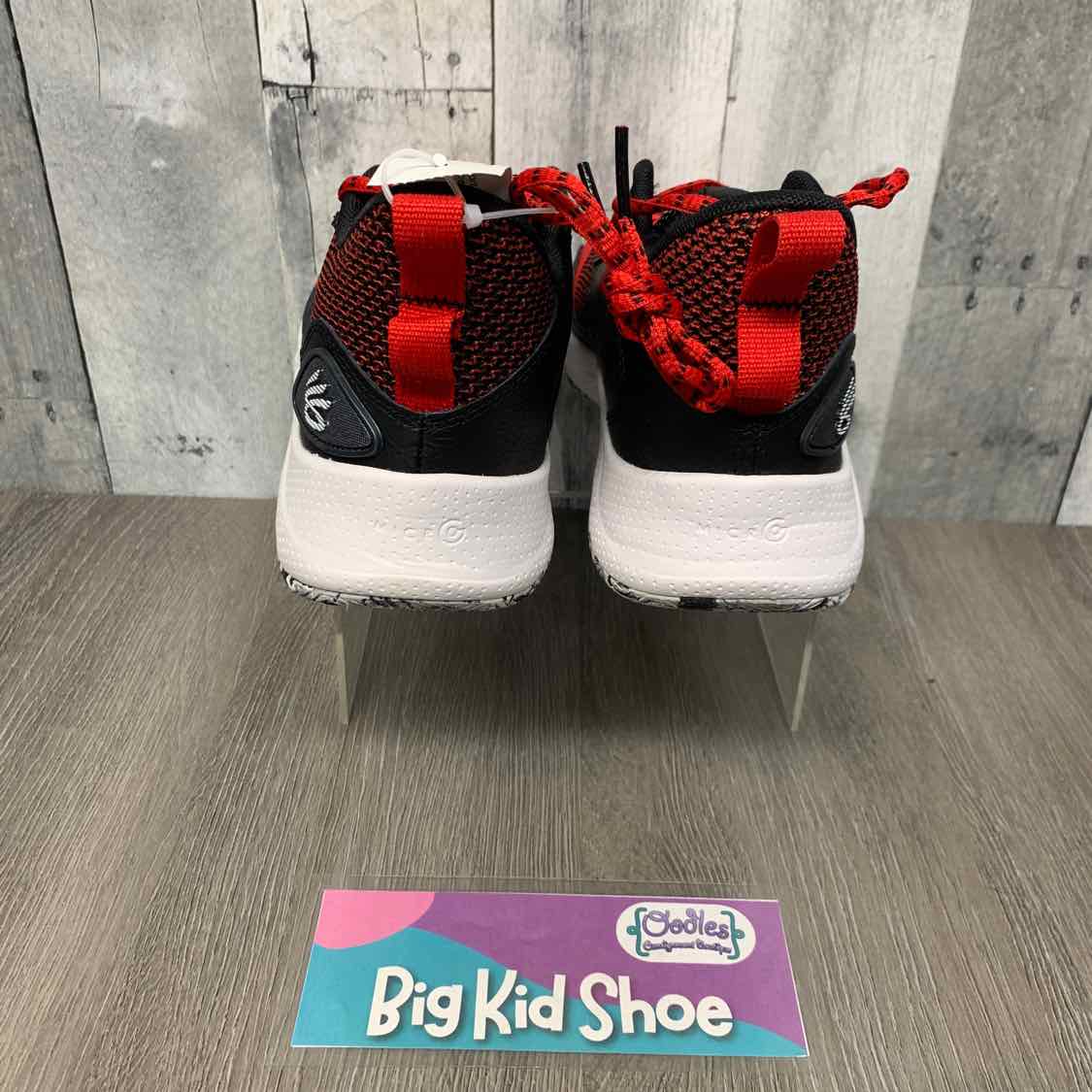 Size 5.5 Red/Black Sport Brand Sneakers