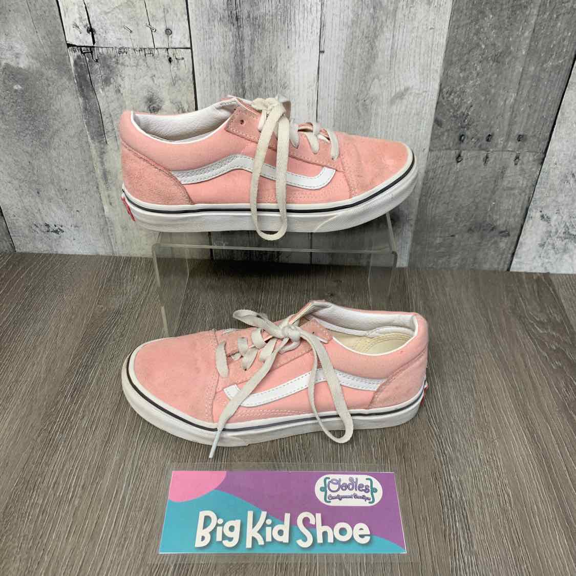 Size 3 Pink Vans Sneakers