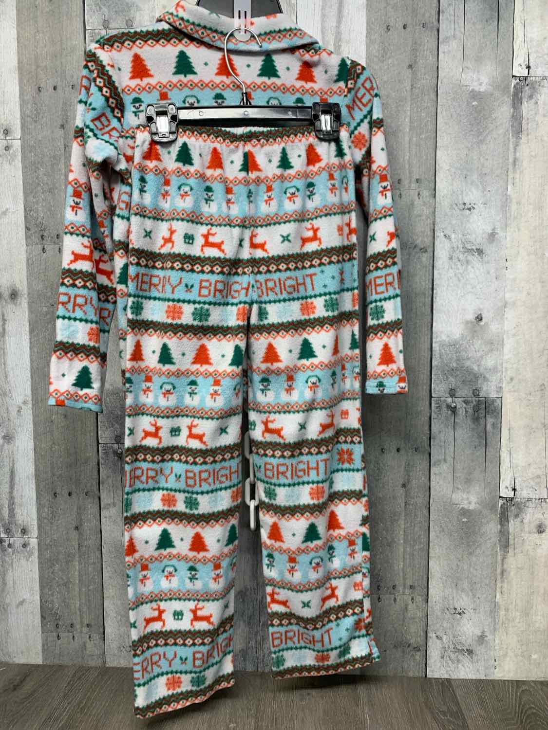 Size Medium Blue/Red Holiday Brands 2pc PJs