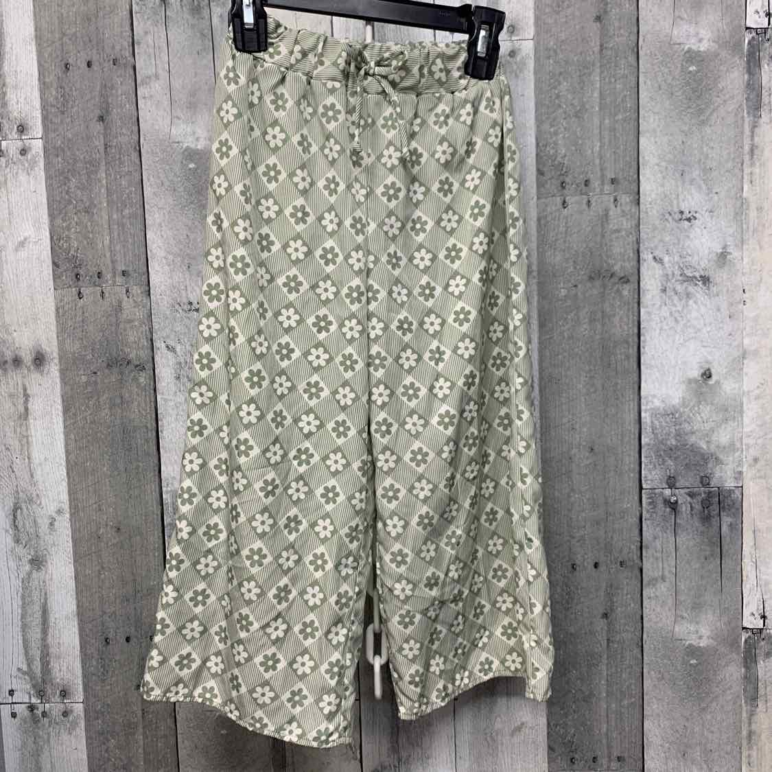 Size 7 Green Print Lily Bleu Pants