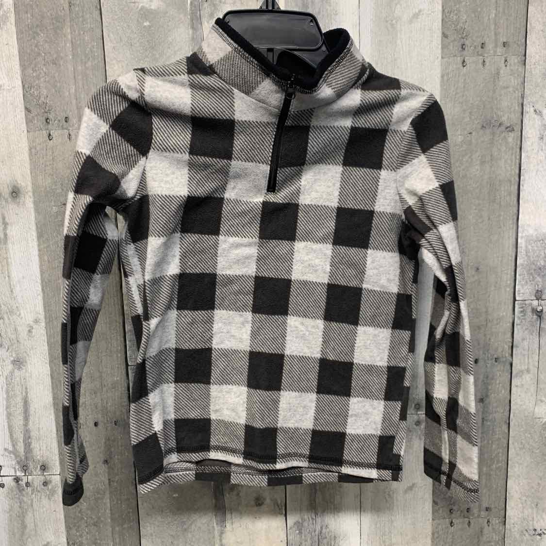Size 4 Gray Plaid Jumping Beans Pull Over