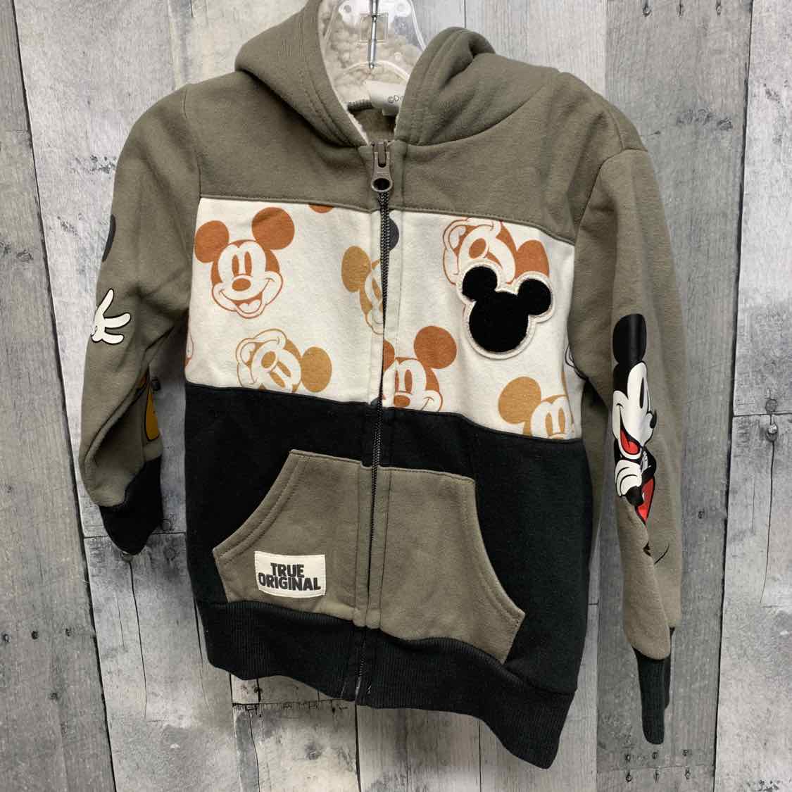 Size 3T Green/Black Disney Light Jacket