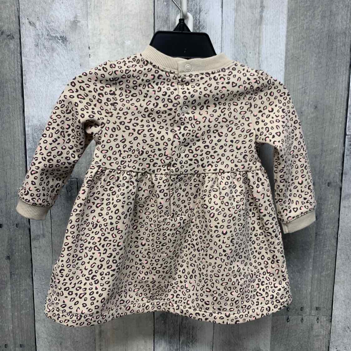 Size 6 Months Tan Animal Print Carter's Dress