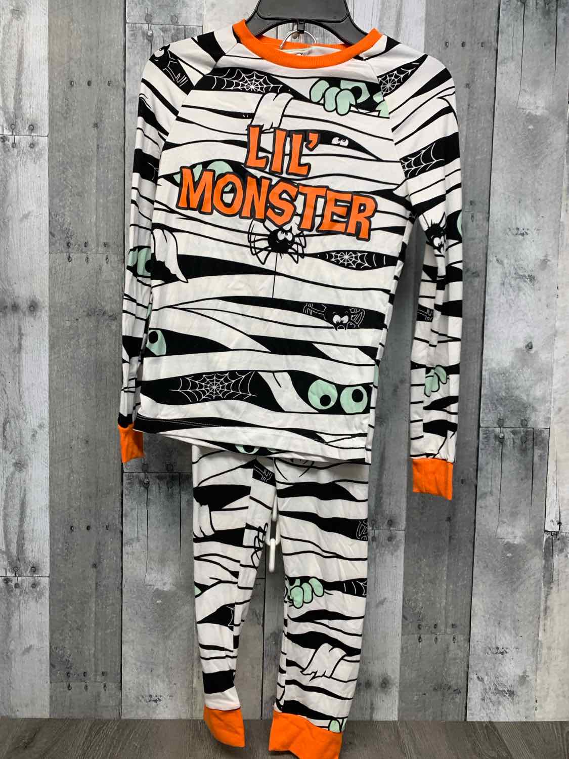 Size 12 White/Black Holiday Brands 2pc PJs