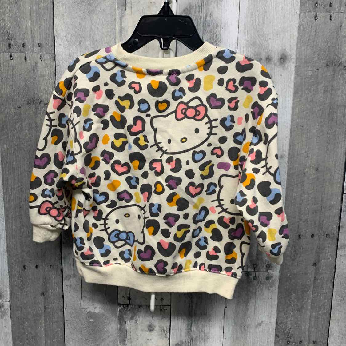 Size 2T White Print Hello Kitty Pull Over