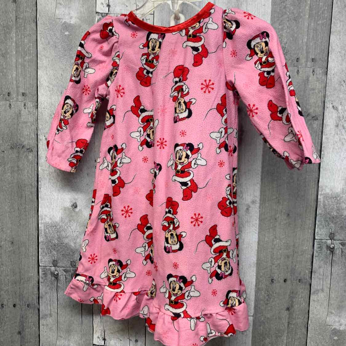 Size 12 Months Pink/Red Disney Nightgown