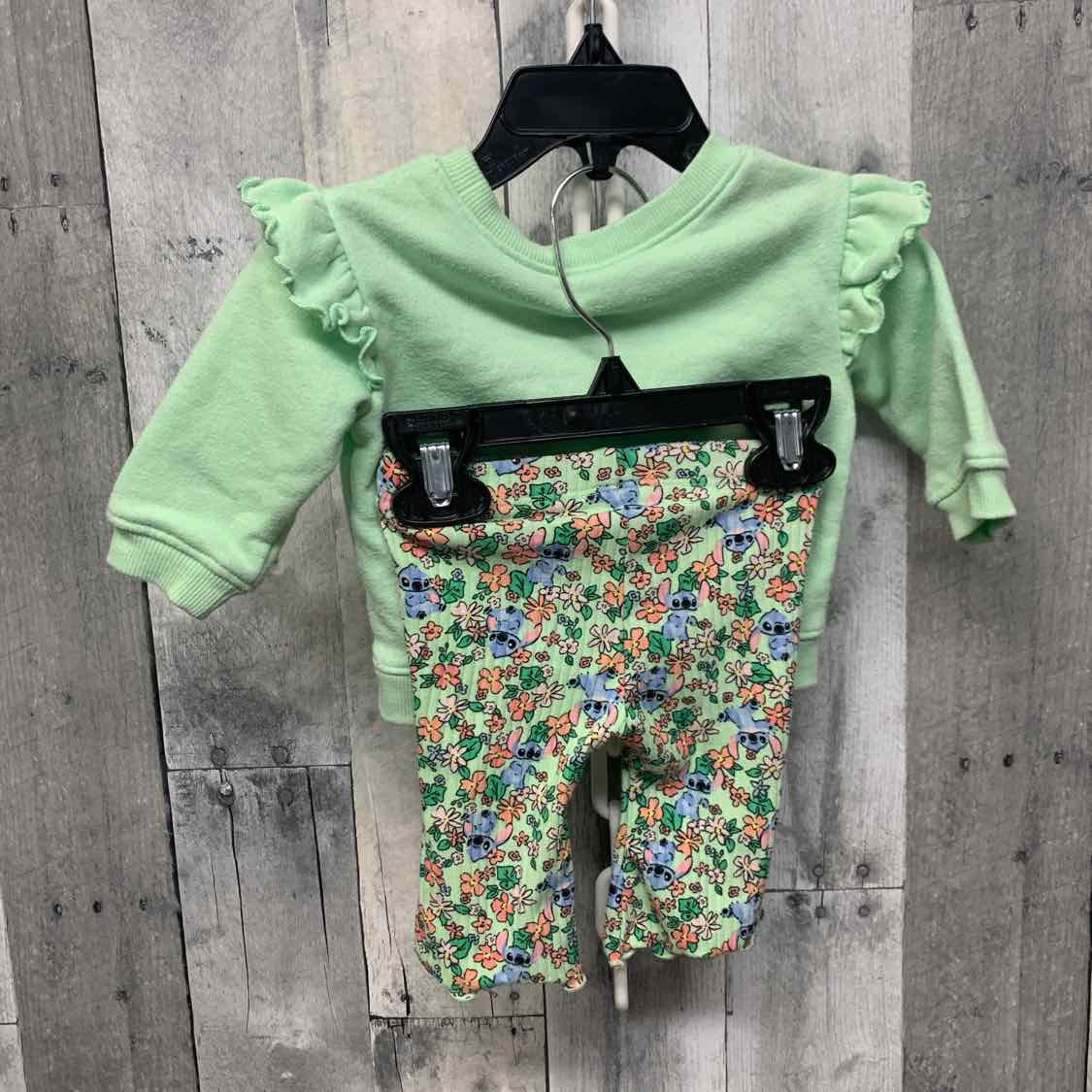 Size Newborn Green Jumping Beans Shirt/Pants