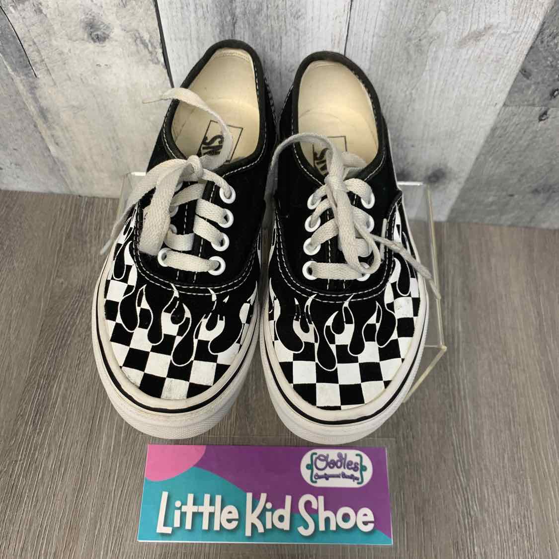 Size 13 Black/White Vans Sneakers