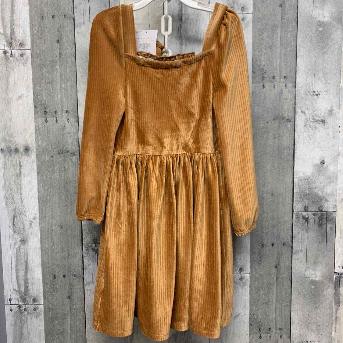 Size 6 Light Brown B Brand LS Dress